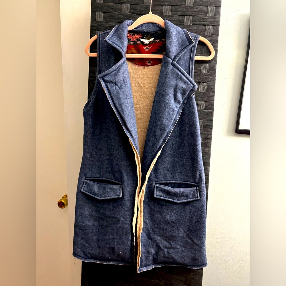 Hem & Thread Western Long Line Vest🍂